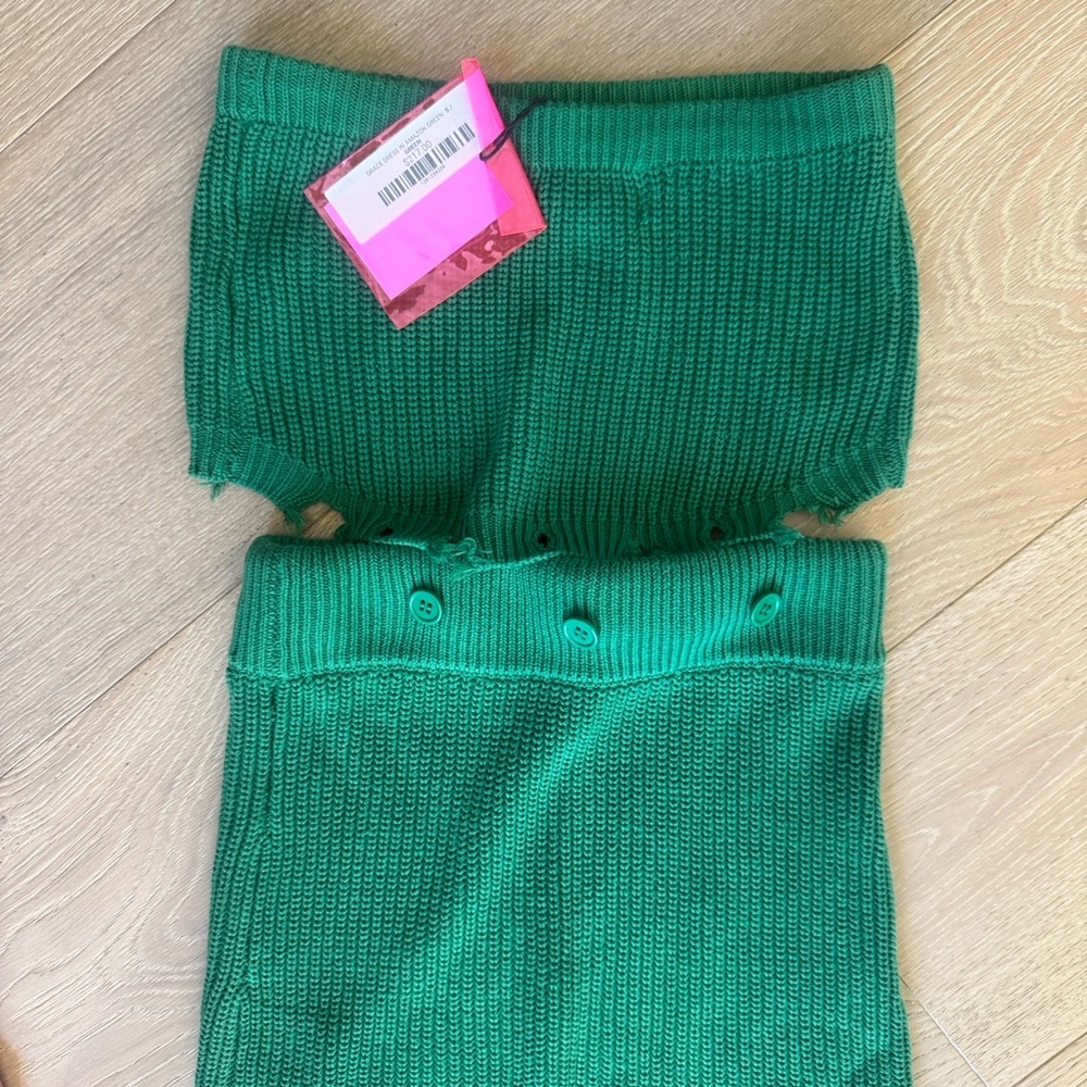 SER.O.YA Green Midi Pencil Skirt Set for Cocktail - Picture 4 of 11